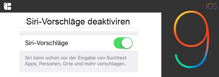 Siri vorschlaege werden nicht angezeigt