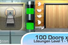 100 Doors X – Level 1, 2, 3, 4, 5, 6, 7, 8, 9, 10 Lösungen – iPhone, iPad, iPod, Android