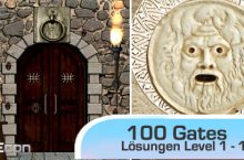 100 Gates (100 Tore) – Level 1, 2, 3, 4, 5, 6, 7, 8, 9, 10 Lösungen – Android