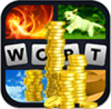 4 Bilder 1 Wort unendlich Münzen bekommen