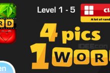 4 Pics 1 Word Lösung Level 1, 2, 3, 4, 5 Classic von Itch Mania – Android und iOS (iPhone)