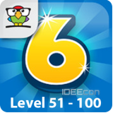 6 Numbers Level 51 – 100 Lösung (by Brainbow)