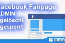 Facebook Fanpage Admin gesperrt, gelöscht oder existiert nicht mehr