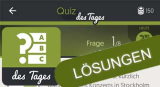 Quiz des Tages: Antworten & Lösungen täglich aktuell