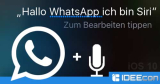 iOS 10: Siri in WhatsApp nutzen, um Nachrichten zu verschicken – so geht´s