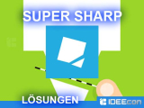 Super Sharp Lösung aller Level als Walkthrough