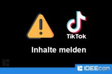 TikTok Videos melden wenn unangemessen