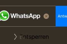 WhatsApp Nachrichten im Sperrbildschirm versenden geht nicht