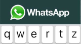 WhatsApp Tastatur geht nicht mehr weg bzw. hängt