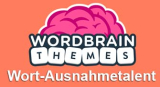 WordBrain Themes Wort-AUSNAHMETALENT Lösung