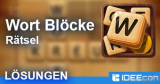 Wort Blöcke Lösung aller Level für Android & iOS