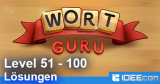 Wort Guru Level 51 bis 100 Lösung – einfache Suche