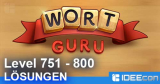 Wort Guru Level 751 bis 800 Lösung – einfache Suche