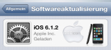 Apple iOS 6.1.2 Update Probleme auf iPhone 5, iPhone 4, iPhone 4s, iPad & iPod