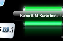 iOS 6.1 Update – SIM Karte wird nach Update nicht mehr erkannt – Lösung iPhone, iPad, iPod