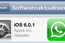 iOS 6.0.1 Update Probleme mit WhatsApp – iPhone & Co.