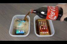 iPhone 6s Plus vs. Samsung Galaxy S7 in Cola eingefroren – Wer gewinnt?