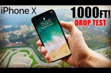 iPhone X fällt aus einer Höhe von 1.000 Fuß
