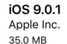 9.0.1: Erste Update nach iOS 9 verfügbar