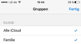 iPhone/iPad Gruppen verschwunden – unter Kontakte