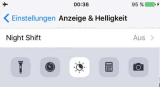 iOS 9.3 Night Shift deaktivieren/aktivieren